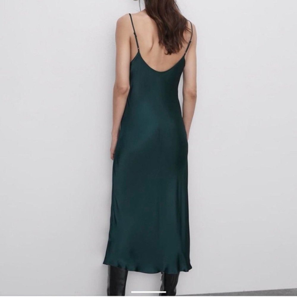 Zara Satin Slip Dress - SM